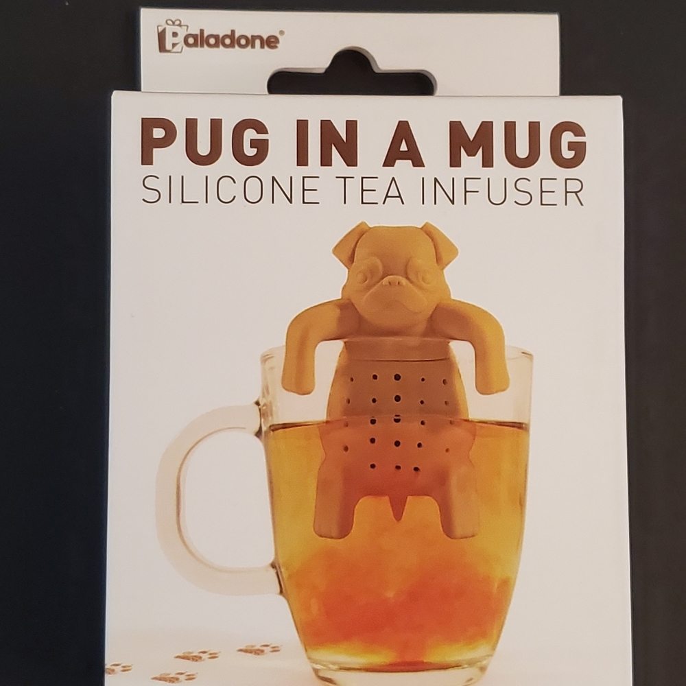 🎄 New Pug Silicon Tea Infuser